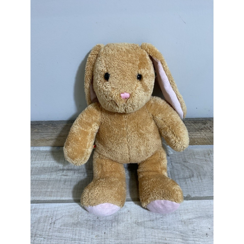 Build-A-Bear Easter Bunny Plush Brown Tan Rabbit 14" Stuffed Animal